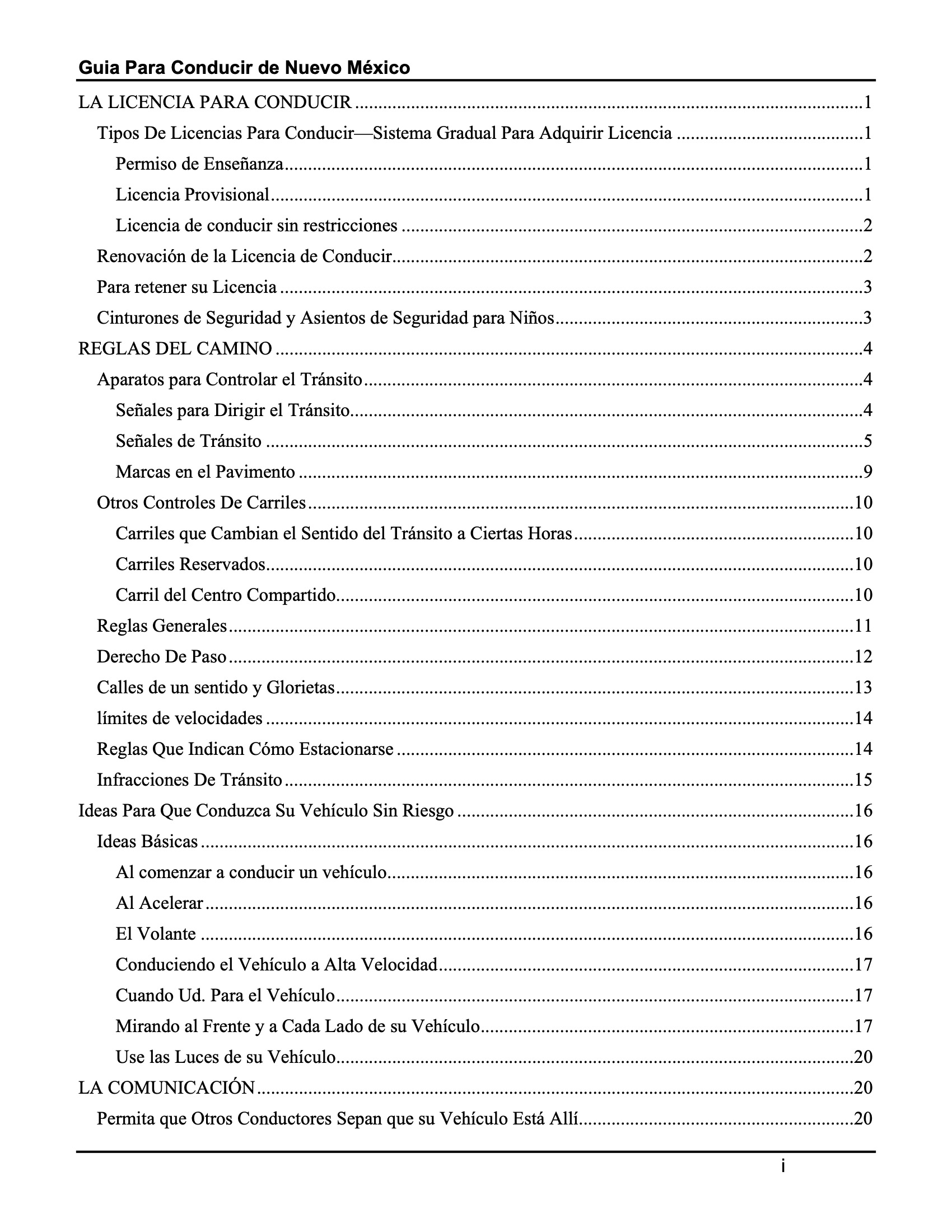 NM Manual del Automovilista