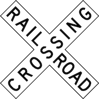 Crossbuck Sign