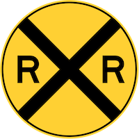 Railroad Crossing Sign